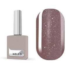 Жидкий гель HELLO Smart Gel Brut с шиммером, 15 мл