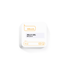 HELLO Jelly Gel "Milky", 20 g, Выбор оттенка: Milky