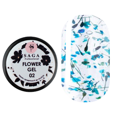 Гель SAGA Professional Flower Gel 2, 5 мл, Вибір відтінку: №2