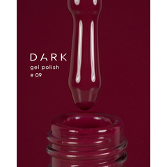 Гель-лак Dark gel polish №9, 10 мл, Выбор объема: 10 мл