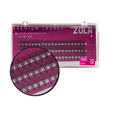 Ресницы-пучки ZOLA 10D (12mm)