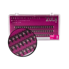 Ресницы-пучки ZOLA 20D (8mm)