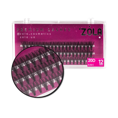 Ресницы-пучки ZOLA 20D (12mm)