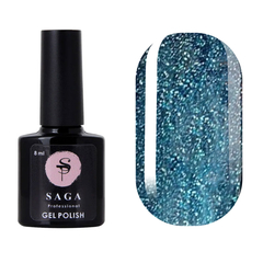 Гель-лак Saga Professional Fiery gel № 23 светоотражающий, 9 мл