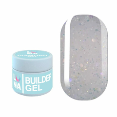 Гель для нарощування LUNA Diamond gel 1, 15 мл, Вибір об'єму: 15 мл, Вибір відтінку: №1