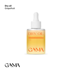 Масло сухое для кутикулы GÉMELY ex GA&MA Dry oil, грейпфрут, без шиммера, 15мл, Выбор объема: 15 мл