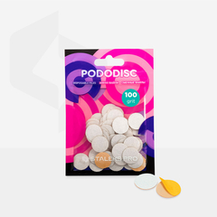 Сменные файлы белые для педикюрного диска STALEKS PRO S 100 грит (50 шт)