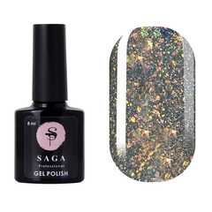 Гель-лак Saga Professional Fiery gel № 19 светоотражающий, 9 мл