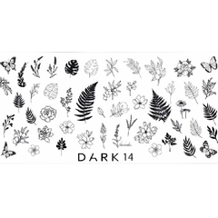 Пластина для стемпинга DARK 14