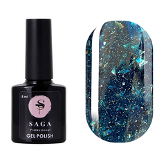 Гель-лак Saga Professional Fiery gel № 28 светоотражающий, 9 мл