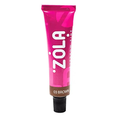 Краска для бровей ZOLA с коллагеном Eyebrow Tint With Collagen Brown, 15ml