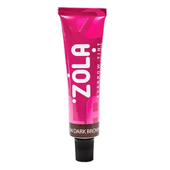 Краска для бровей ZOLA с коллагеном Eyebrow Tint With Collagen Dark Brown, 15ml