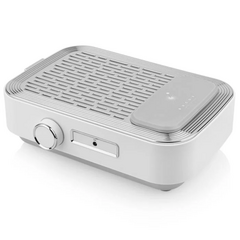 Вытяжка для маникюра BUCOS CYCLONE V3-B на 100W с НЕРА фильтром, с аккумулятором, белая
