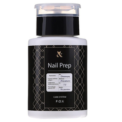 Обезжириватель для ногтей F.O.X Nail Prep, 80 мл, Выбор объема: 80 мл