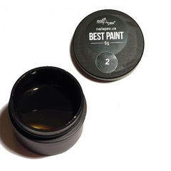 Гель-краска Best Paint черная Nailapex №2, 5 г