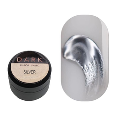 Dark Silver metal gel paint, 5 g, Выбор оттенка: Silver