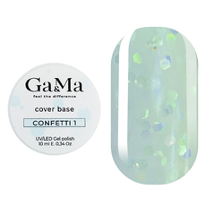 База камуфлирующая GÉMELY ex GA&MA Confetti №1, 10 мл