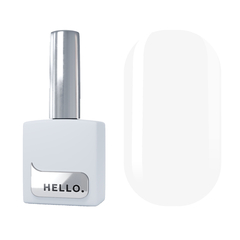 Жидкий гель HELLO Smart Gel Milky молочно-белый, 15 мл