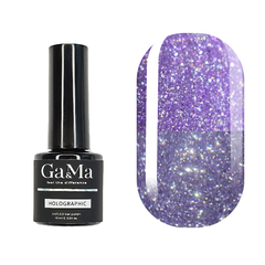 Гель-лак GÉMELY ex GA&MA Holographic Glitter №3, 10 мл