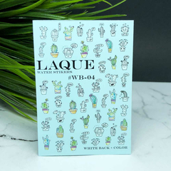 LAQUE слайдер дизайн для ногтей WB-04 (кактусы)