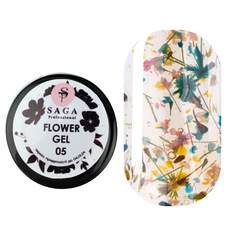Гель SAGA Professional Flower Gel 5, 5 мл, Вибір відтінку: №5