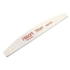 Пилка для ногтей HEART Half TITAN 100/180