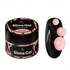 Гель-жвачка для дизайна ногтей F.O.X. Slime Gel Nude, 12 мл