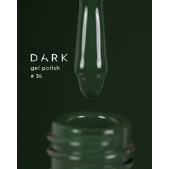 Гель-лак Dark gel polish №34, 10 мл, Выбор объема: 10 мл