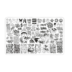 Пластина для стемпинга Art Stamping №0007
