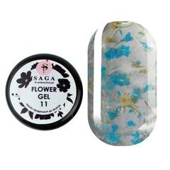 Гель SAGA Professional Flower Gel 11, 5 мл, Вибір відтінку: №11