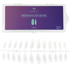 Гелевые типсы DNKa Professional Nail Gel Tips Oval, 240 шт