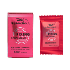 ZOLA x Romashka, Фиксирующий концентрат в саше Fixing Ceramide Concentrate, 10 шт по 1,5 мл