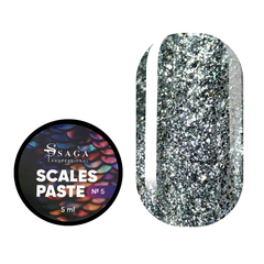 Паста для дизайна Saga Professional Scales Paste №05, 5 мл, Выбор оттенка: №5
