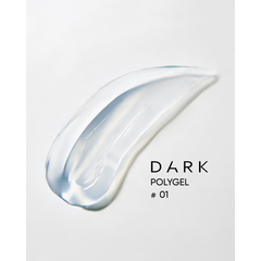 DARK PolyGel 01 (у тюбику), 30 мл, Вибір об'єму: 30 мл, Вибір відтінку: №1
