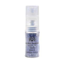 Сухой спрей для градиента Global Fashion Ombre Spray DISCO, светоотражающий №2, синий, 10 г, Выбор оттенка: №2