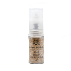 Сухой спрей для градиента Global Fashion Ombre Spray DISCO, светоотражающий №6, золото, 10 г, Выбор оттенка: №6
