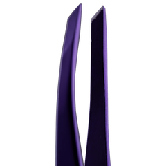 Пинцет ZOLA для бровей профессиональный, VIOLET (скошенный)