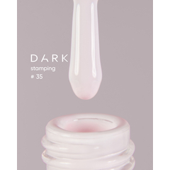 DARK Stamping polish №35, молочно-розовый, 8 мл