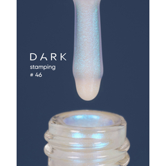 DARK Stamping polish №46, голубой хамелеон, 10 мл