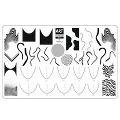 Пластина для стемпинга Art Stamping №0012