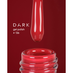 Гель-лак Dark gel polish №136, 10 мл, Выбор объема: 10 мл