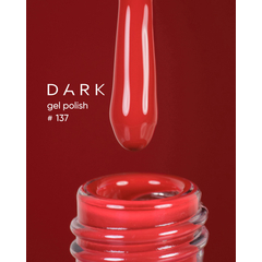 Гель-лак Dark gel polish №137, 6 мл, Вибір об'єму: 6 мл, призначення