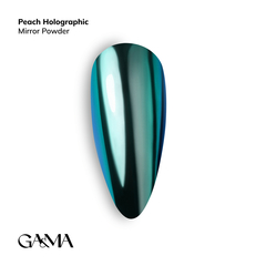 Втирка GÉMELY ex GA&MA №5, Peach holographic, 0,3 г, Выбор оттенка: №5