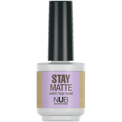 NUB Stay Matte, матовый закрепитель для маникюрного лака, 15 мл
