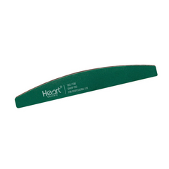 Пилка для ногтей HEART Half SHARP PRO 100/180 (зеленое полотно)