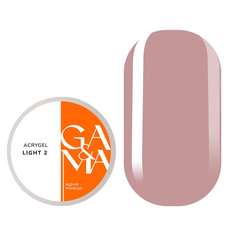 Акригель Ga&Ma Light №2, 30 мл, Вибір об'єму: 30 мл, Вибір відтінку: №2