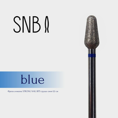 Фреза алмазная STRONG NAIL BITS груша синяя 0,5 см