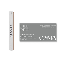 GÉMELY ex GA&MA File PRO Сменные файлы супер стойкие, 180 грит, 100 шт, Другой вариант: 100 шт