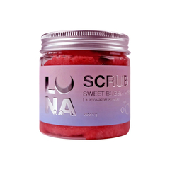 Скраб LUNA  для рук и ног с ароматом жвачки Scrub Sweet Bubble Kiss