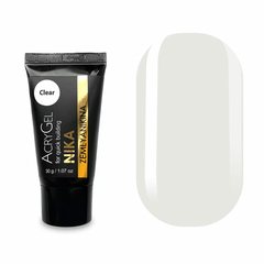 AcryGel Nika Zemlyanikina Clear, 30 мл, Вибір об'єму: 30 мл, Вибір відтінку: Clear 